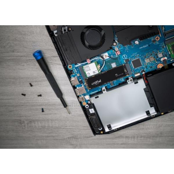 CRUCIAL SSD P3 - 1TB M.2 PCIe Gen3x4 (R3500 - W3600) - Disponibile in 3-4 giorni lavorativi