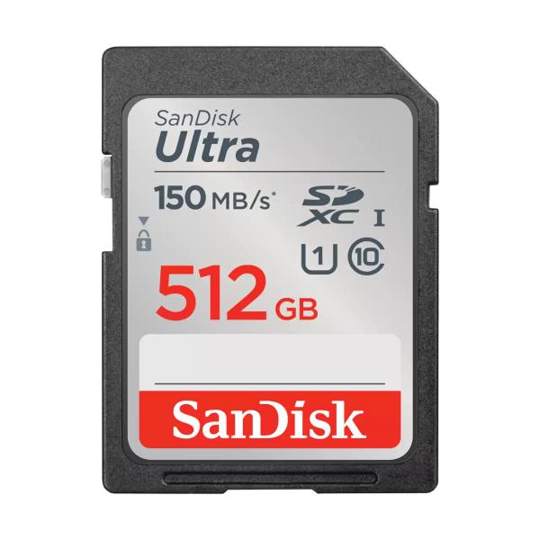 SanDisk Ultra - Scheda di memoria flash - 512 GB - Class 10 - UHS-I SDXC - Disponibile in 3-4 giorni lavorativi