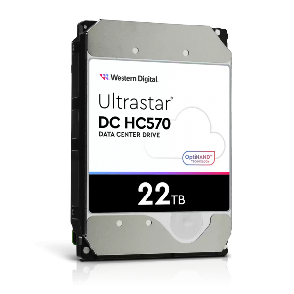 Western Digital Ultrastar DC HC570 3.5" 22000 GB Serial ATA III - Disponibile in 6-7 giorni lavorativi