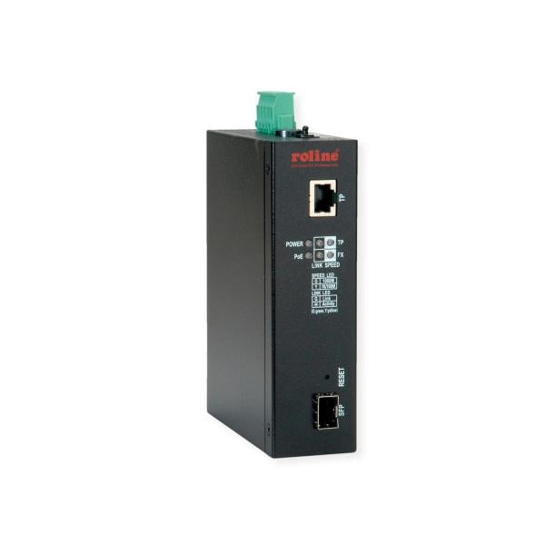 ROLINE 21.13.1135 convertitore multimediale di rete 1000 Mbit/s Modalità multipla Nero - Disponibile in 6-7 giorni lavorativi