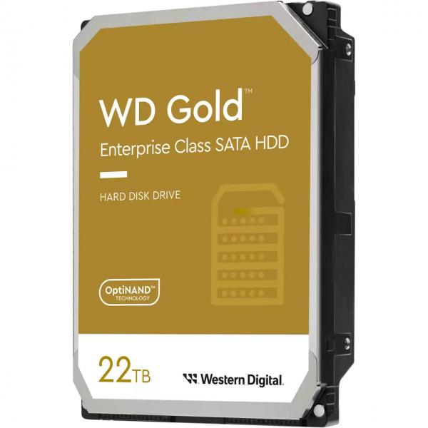 WESTERN DIGITAL HDD GOLD ENTERPRISE 22TB 3.5 SATA 6GB/S 7200RPM - Disponibile in 3-4 giorni lavorativi Western Digital