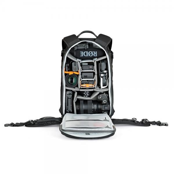 Lowepro ProTactic 350 AW II Zaino Modulare con Copertura Antipioggia Vano per Laptop fino a 13 Pollici Zaino per Fotocamere Professionali e Droni Nero - Disponibile in 3-4 giorni lavorativi