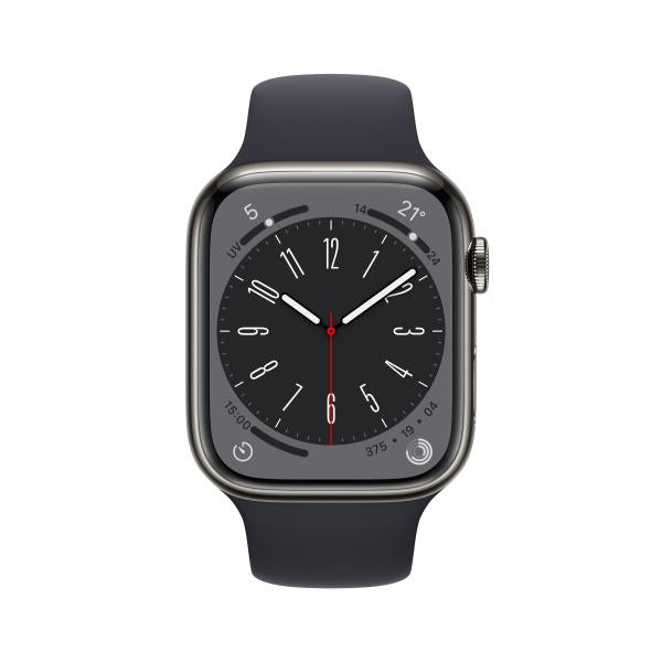 Apple Watch Series 8 OLED 45 mm 4G Grafite GPS (satellitare) - Disponibile in 6-7 giorni lavorativi