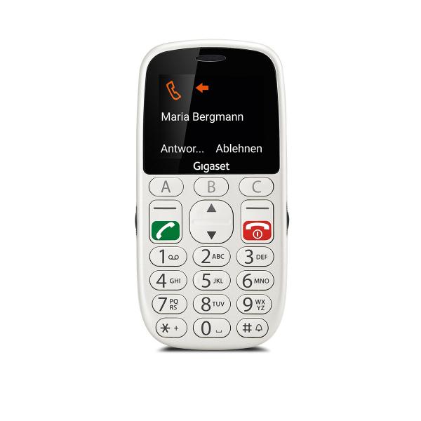 CELLULARE GIGASET GL390 2.2'' DUAL SIM WHITE PEARL SENIOR PHONE - Disponibile in 3-4 giorni lavorativi