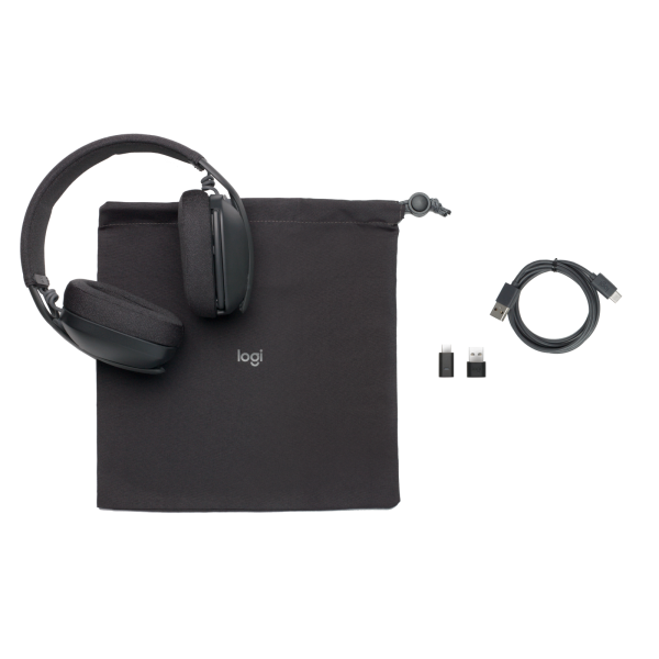 Logitech Zone Vibe Auricolare Wireless A Padiglione Musica e Chiamate Bluetooth Grafite - Disponibile in 6-7 giorni lavorativi