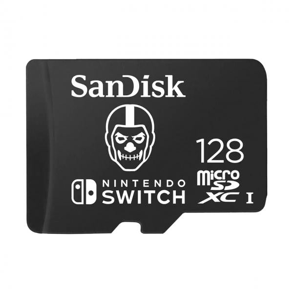 Switch Micro SDXC SanDisk 128GB Fortnite Skull Trooper Accessori - Disponibile in 2-3 giorni lavorativi