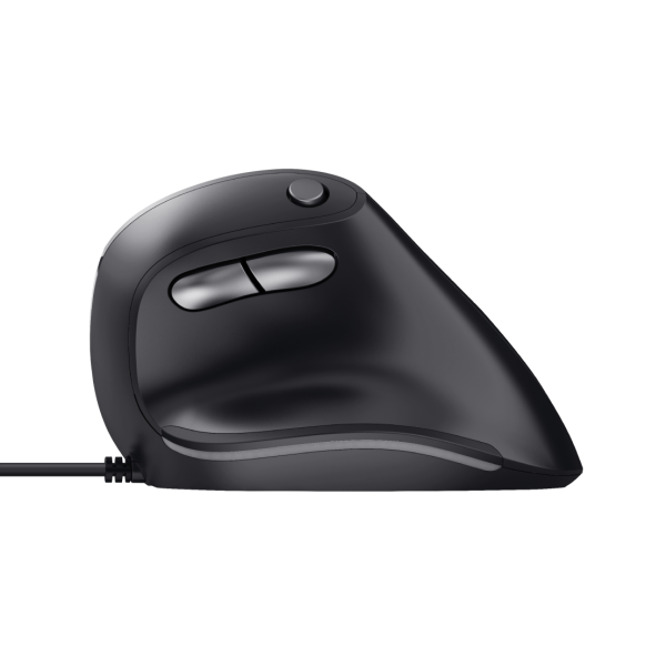 TRUST BAYO MOUSE VERTICALE WIRED OTTICO ECO ERGONOMICO 4.200 DPI MANO DESTRO 6 PULSANTI BLACK - Disponibile in 3-4 giorni lavorativi Trust