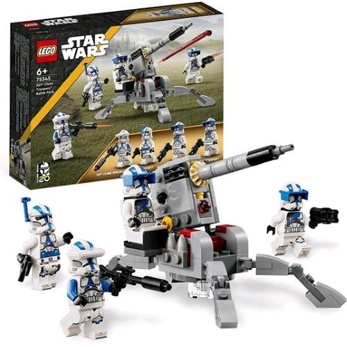 LEGO Battle pack clone troopers legione 501 - set costruzioni 75345 - Disponibile in 3-4 giorni lavorativi