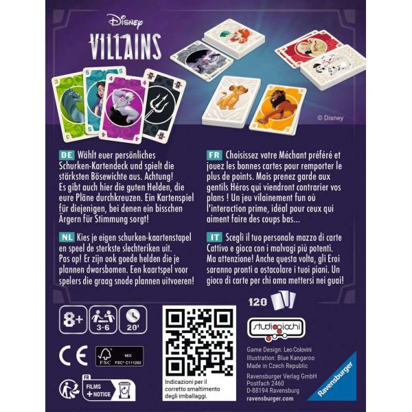 DISNEY VILLAINS - THE CARD GAME - Disponibile in 3-4 giorni lavorativi