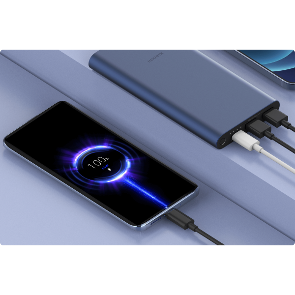 Xiaomi Mi Power Bank 22.5W 10000mAh Fast-Charge Black-Blue - Disponibile in 2-3 giorni lavorativi Xiaomi
