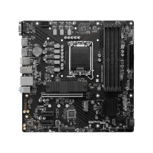 MSI PRO B760M-P DDR4 Scheda Madre Intel B760 LGA 1700 micro ATX - Disponibile in 3-4 giorni lavorativi