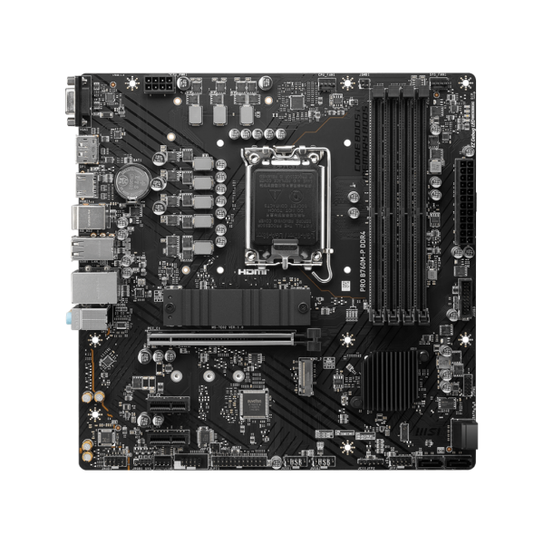 MSI PRO B760M-P DDR4 Scheda Madre Socket Intel LGA 1700 - Disponibile in 2-4 giorni lavorativi