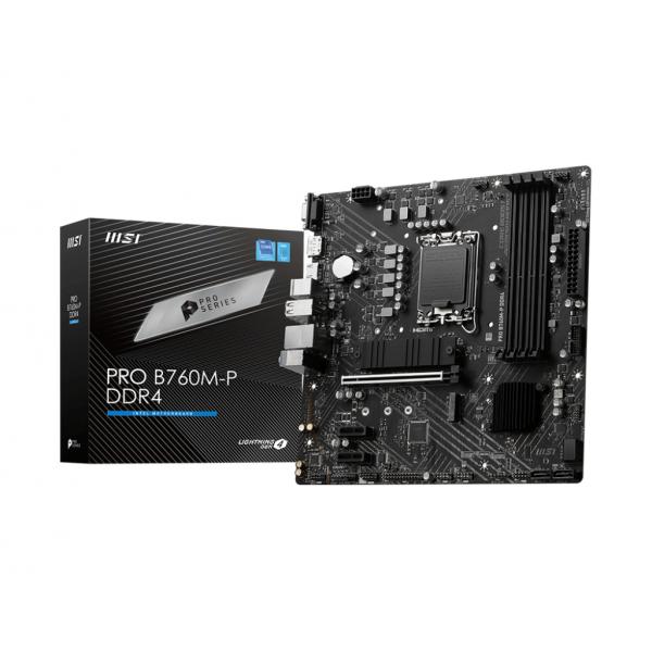 MSI PRO B760M-P DDR4 Scheda Madre Socket Intel LGA 1700 - Disponibile in 2-4 giorni lavorativi