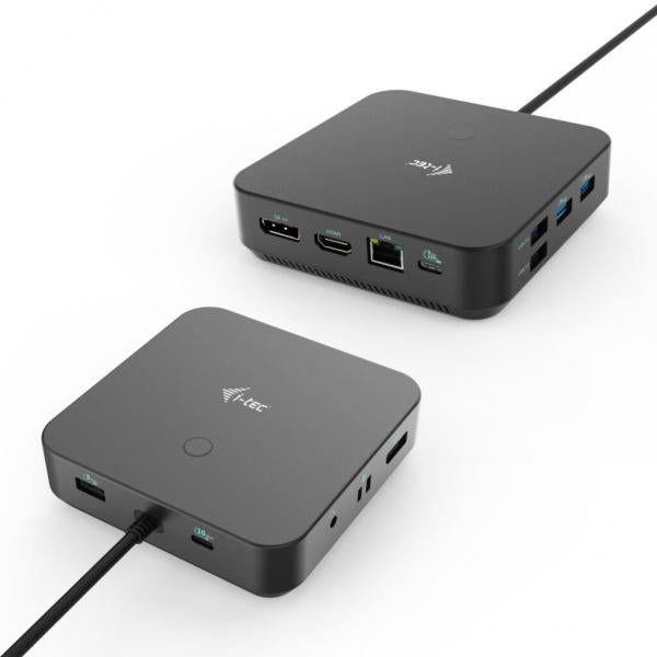 I-TEC DOCKING STATION USB-C HDMI DUAL DP WITH POWER DELIVERY 100W + UNIVERSAL CHARGER 112W - Disponibile in 3-4 giorni lavorativi