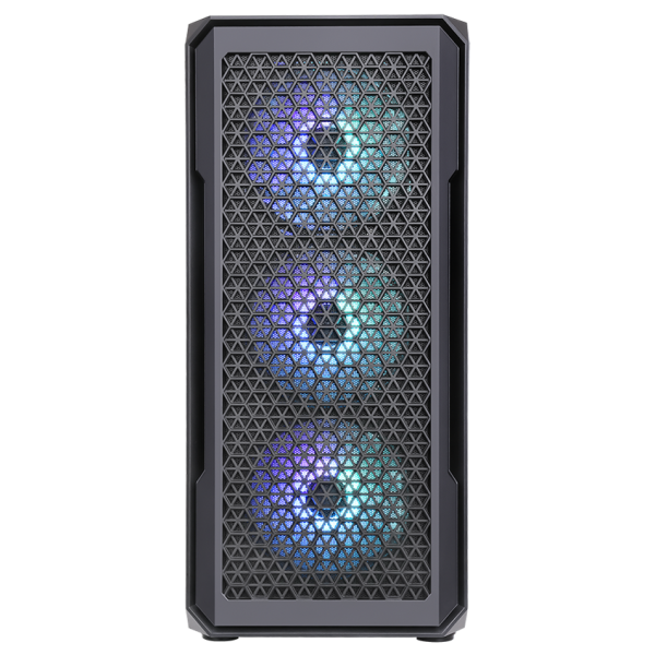 Case SIX TRIANGLE - Gaming Middle Tower- 4x12cm ARGB fan- USB3- Side Panel Temp Glass - Disponibile in 3-4 giorni lavorativi