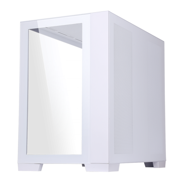 Case DARK CAVE - Gaming Tower, ATX, 4x12cm ARGB fan, 2xUSB3, Type-C, Side & Front Panel Temp Glass, White Edition - Disponibile in 3-4 giorni lavorativi