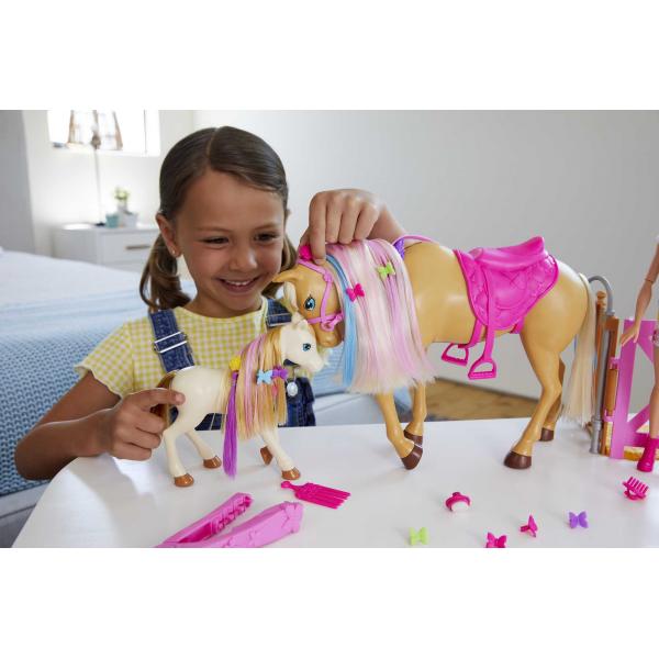 Set di giocattoli Barbie Toilettage des Chevaux Plastica - Disponibile in 3-4 giorni lavorativi