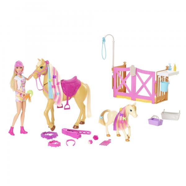 Set di giocattoli Barbie Toilettage des Chevaux Plastica - Disponibile in 3-4 giorni lavorativi