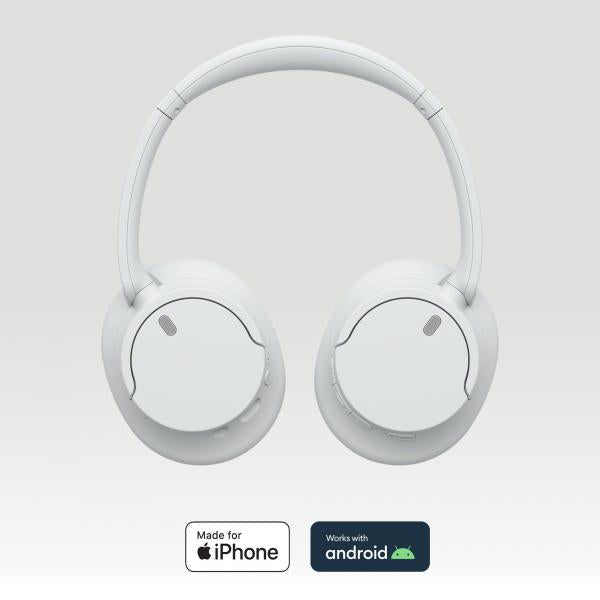 Sony Cuffie Wir/BT NoiseC Mic WH-CH720N White - Disponibile in 2-3 giorni lavorativi Sony