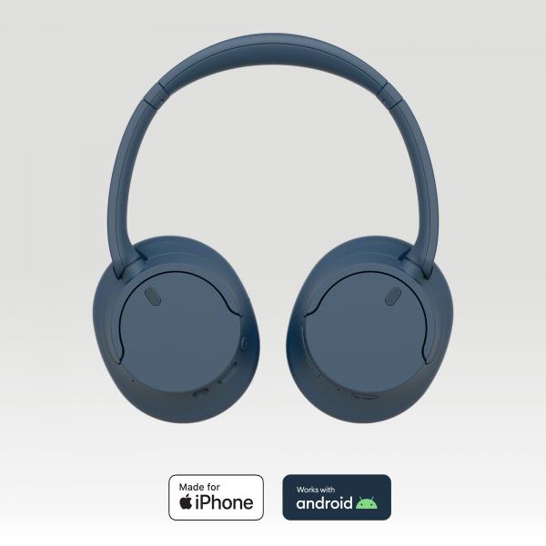 Sony Cuffie Wir/BT NoiseC Mic WH-CH720NL Blue - Disponibile in 2-3 giorni lavorativi Sony