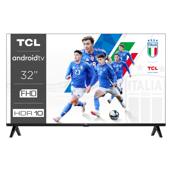 TCL SMART TV 32" LED FULL HD ANDROID e HOTEL TV NERO - Disponibile in 3-4 giorni lavorativi