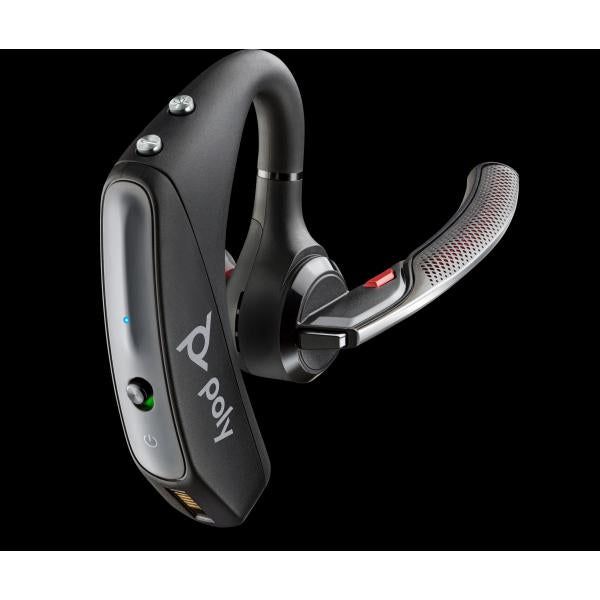POLY Voyager 5200 UC Auricolare Wireless A clip Ufficio Micro-USB Bluetooth Nero - Disponibile in 6-7 giorni lavorativi