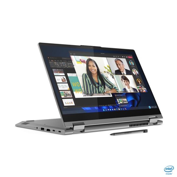 Lenovo ThinkBook 14s Yoga Ibrido (2 in 1) 35,6 cm (14") Touch screen Full HD Intel Core i5 i5-1335U 8 GB DDR4-SDRAM 256 GB SSD Wi-Fi 6 (802.11ax) Windows 11 Pro Grigio - Disponibile in 6-7 giorni lavorativi