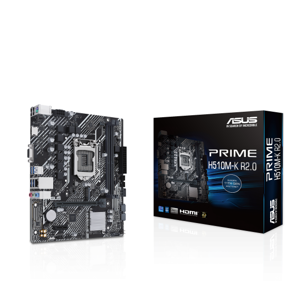 ASUS Prime H510M-K R2.0 Scheda Madre Intel LGA 1200 - Disponibile in 2-4 giorni lavorativi