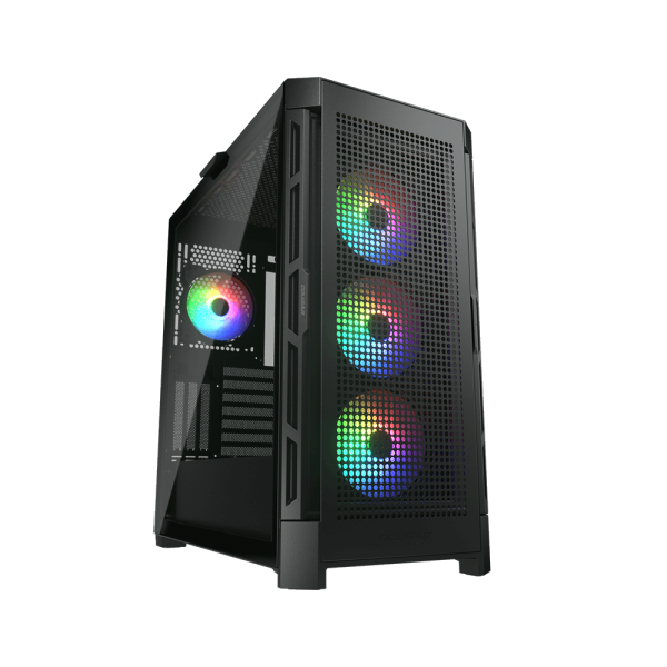 COUGAR 385AD10P DUOFACE PRO RGB CABINET ATX MIDI TOWER2 PANNELLI FRONTALI VETRO NERO - Disponibile in 3-4 giorni lavorativi