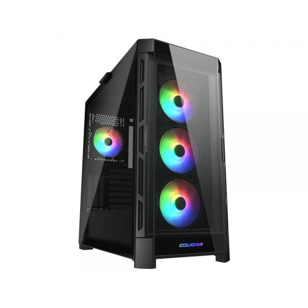 COUGAR 385AD10P DUOFACE PRO RGB CABINET ATX MIDI TOWER2 PANNELLI FRONTALI VETRO NERO - Disponibile in 3-4 giorni lavorativi