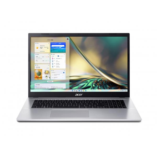 Acer Aspire 3 A317-54-76Y9 i7-1255U Computer portatile 43,9 cm (17.3") Full HD Intel Core i7 16 GB DDR4-SDRAM 1000 GB SSD Wi-Fi 5 (802.11ac) Windows 11 Home Argento - Disponibile in 6-7 giorni lavorativi