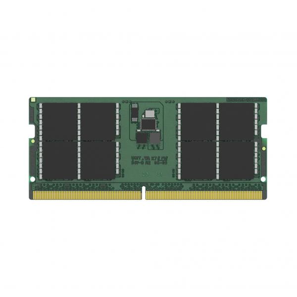 Kingston - DDR5 - kit - 64 GB: 2 x 32 GB - SO DIMM 262-pin - 5200 MHz / PC5-41600 - CL42 - 1.1 V - senza buffer - non ECC - Disponibile in 3-4 giorni lavorativi