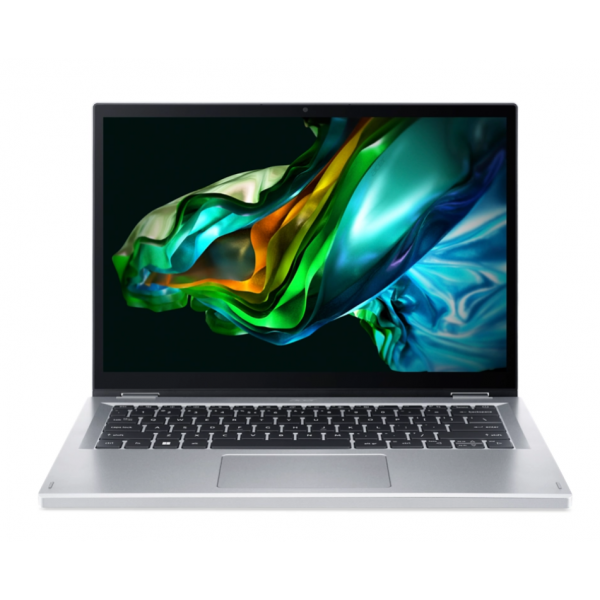 Acer Aspire A3SP14-31PT-37VD i3-N305 Ibrido (2 in 1) 35,6 cm (14") Touch screen WUXGA Intel Core i3 8 GB LPDDR5-SDRAM 512 GB SSD Wi-Fi 6 (802.11ax) Windows 11 Home Argento - Disponibile in 6-7 giorni lavorativi
