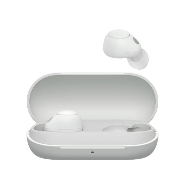 Sony WF-C700N Cuffie con cancellazione del rumore True Wireless - Comfort e stabilità per tutto il giorno - Durata della batteria fino a 15 ore con custodia di ricarica - Bianco - Disponibile in 6-7 giorni lavorativi