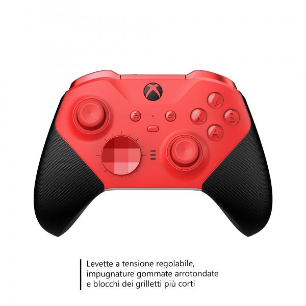 Xbox Series MICROSOFT Xbox Series Controller Wireless Elite Series 2 Core Red Accessori - Disponibile in 2/3 giorni lavorativi