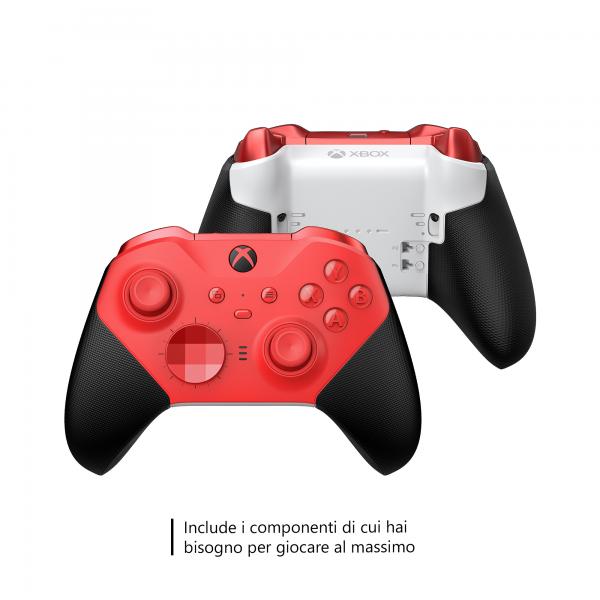 Xbox Series MICROSOFT Xbox Series Controller Wireless Elite Series 2 Core Red Accessori - Disponibile in 2/3 giorni lavorativi