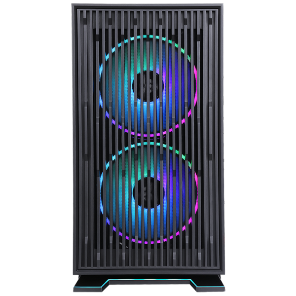 Case GALAXY 2Q - ITX Mini Tower- 2x12cm ARGB fan- 2xUSB3- 2x Front Panel- Side Glass - Disponibile in 3-4 giorni lavorativi