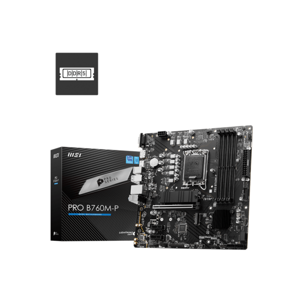 Scheda Madre MSI PRO B760M-P DDR4 LGA 1700 Intel - Disponibile in 3-4 giorni lavorativi