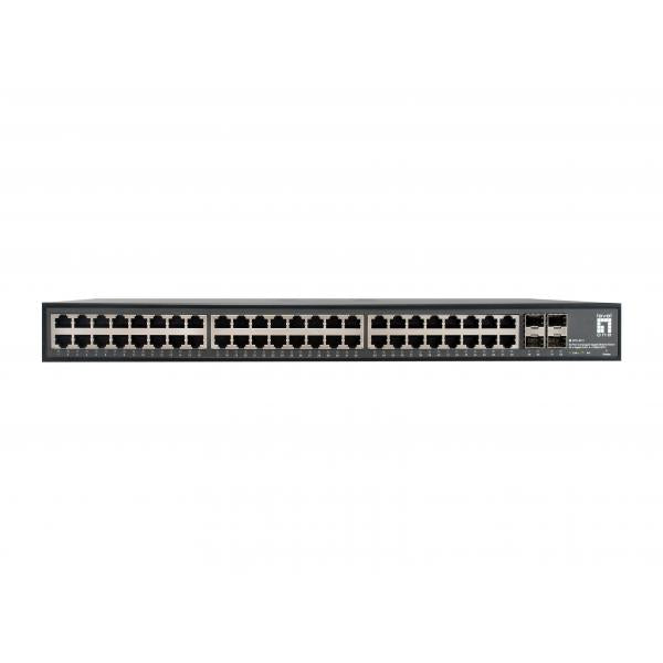 LevelOne GTU-5211 switch di rete Non gestito Gigabit Ethernet (10/100/1000) Nero - Disponibile in 6-7 giorni lavorativi