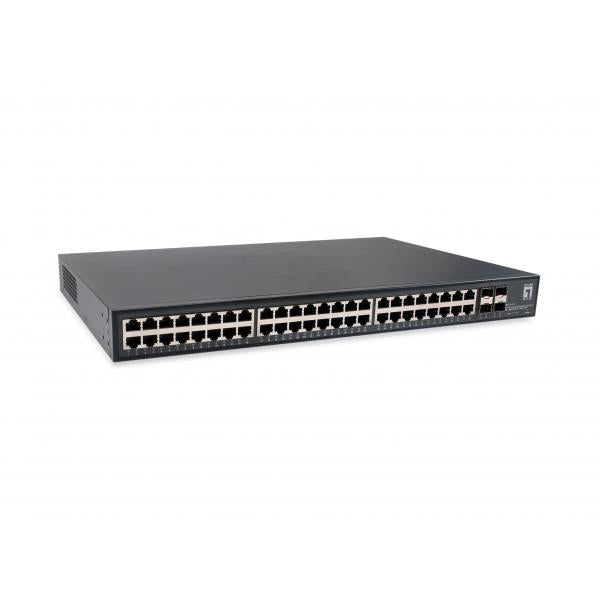 LevelOne GTU-5211 switch di rete Non gestito Gigabit Ethernet (10/100/1000) Nero - Disponibile in 6-7 giorni lavorativi