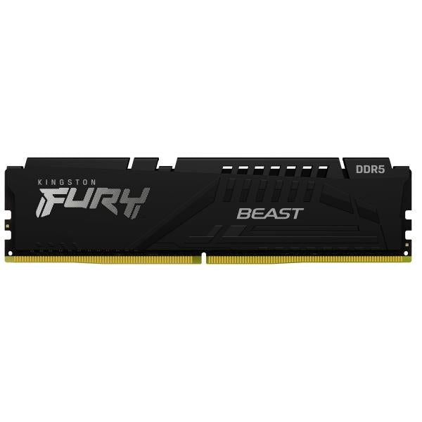 Kingston Technology FURY Beast Black XMP memoria 128 GB 4 x 32 GB DDR5 5200 MHz - Disponibile in 6-7 giorni lavorativi