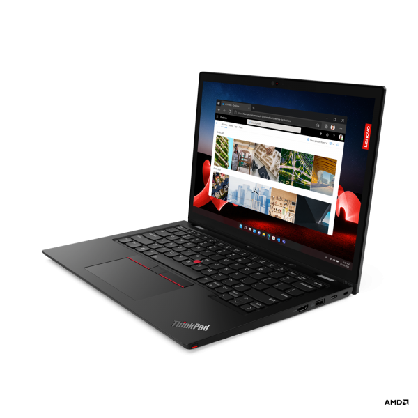 Lenovo ThinkPad L13 7530U Ibrido (2 in 1) 33,8 cm (13.3") Touch screen WUXGA AMD Ryzen 5 16 GB DDR4-SDRAM 512 GB SSD Wi-Fi 6E (802.11ax) Windows 11 Pro Nero - Disponibile in 6-7 giorni lavorativi