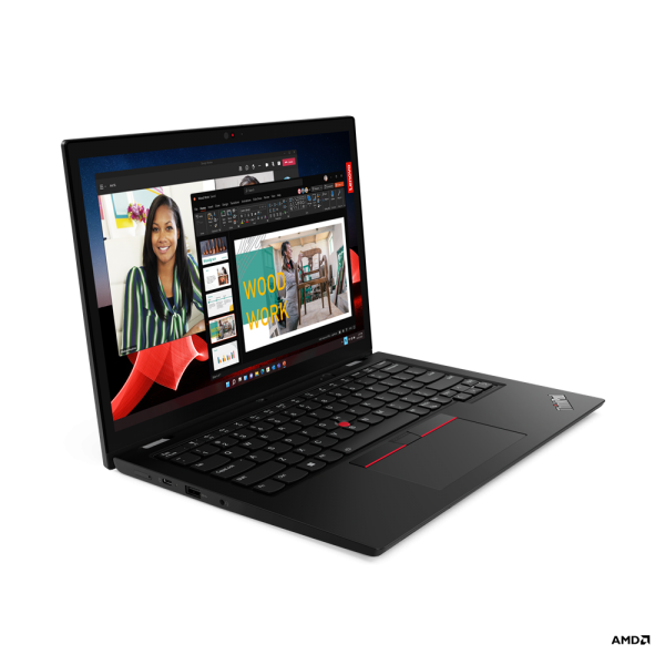 Lenovo ThinkPad L13 7530U Ibrido (2 in 1) 33,8 cm (13.3") Touch screen WUXGA AMD Ryzen 5 16 GB DDR4-SDRAM 512 GB SSD Wi-Fi 6E (802.11ax) Windows 11 Pro Nero - Disponibile in 6-7 giorni lavorativi