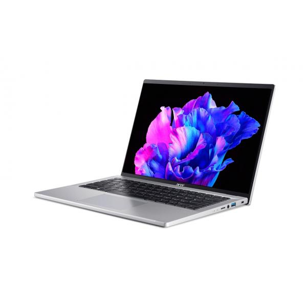 Acer Swift SFG14-71-51JU i5-1335U Netbook 35,6 cm (14") Intel Core i5 16 GB LPDDR5-SDRAM 512 GB SSD Wi-Fi 6 (802.11ax) Windows 11 Home Argento - Disponibile in 6-7 giorni lavorativi