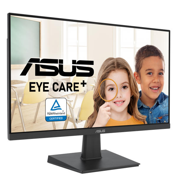 Asus VA27EHF Eye Care Monitor Gaming 27 pollici, IPS Full HD, Frameless, 100Hz, Adaptive-Sync, 1ms MPRT, HDMI, Filtro Luci Blu, Anti-sfarfallio, Montabile a parete, Nero - Disponibile in 3-4 giorni lavorativi