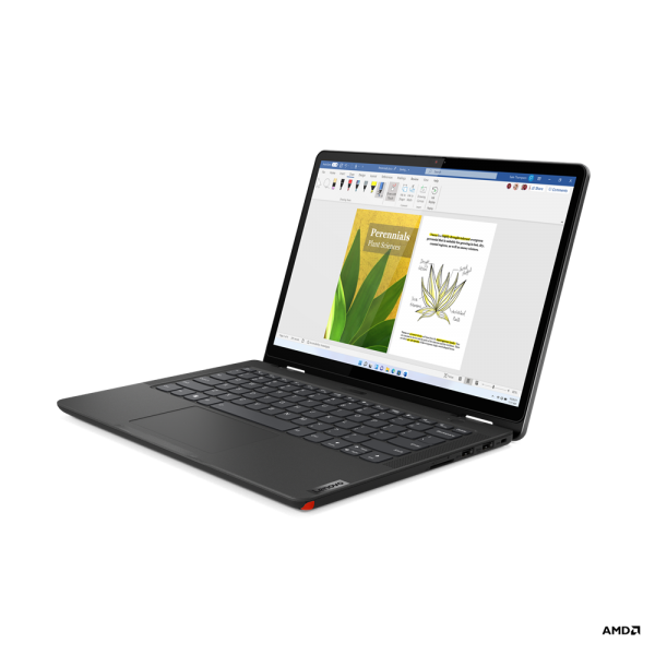 Lenovo 13w Yoga Ibrido (2 in 1) 33,8 cm (13.3") Touch screen WUXGA AMD Ryzen 5 7530U 16 GB DDR4-SDRAM 512 GB SSD Wi-Fi 6 (802.11ax) Windows 11 Pro Nero - Disponibile in 6-7 giorni lavorativi