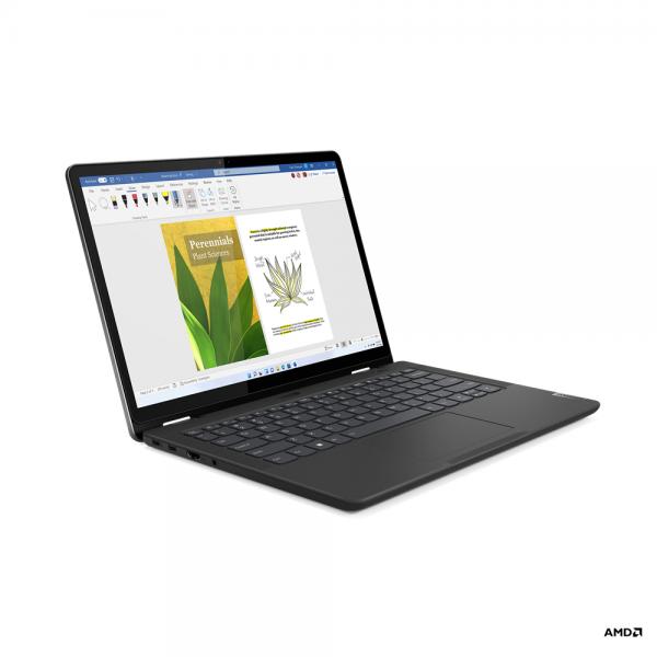 Lenovo 13w Yoga Ibrido (2 in 1) 33,8 cm (13.3") Touch screen WUXGA AMD Ryzen 5 7530U 16 GB DDR4-SDRAM 512 GB SSD Wi-Fi 6 (802.11ax) Windows 11 Pro Nero - Disponibile in 6-7 giorni lavorativi