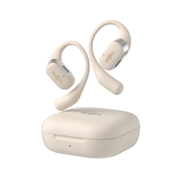 Shokz OpenFit Cuffie Wireless A clip Chiamate/Musica/Sport/Tutti i giorni Bluetooth Bianco - Disponibile in 6-7 giorni lavorativi