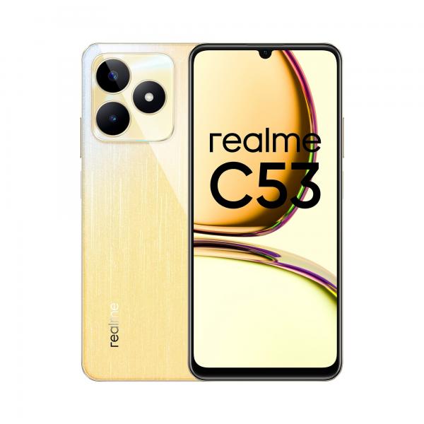 Smartphone nuovo REALME C53 CHAMPION GOLD 6.74" 6GB/128GB - Disponibile in 3-4 giorni lavorativi
