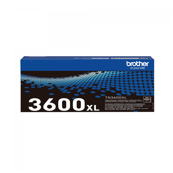 Brother TN-3600XL Toner 1 Pezzo Originale Nero - Disponibile in 3-4 giorni lavorativi Brother